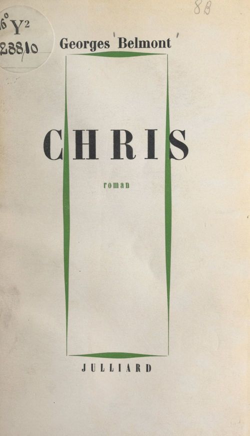 ebook cover of Chris, by Georges Belmont