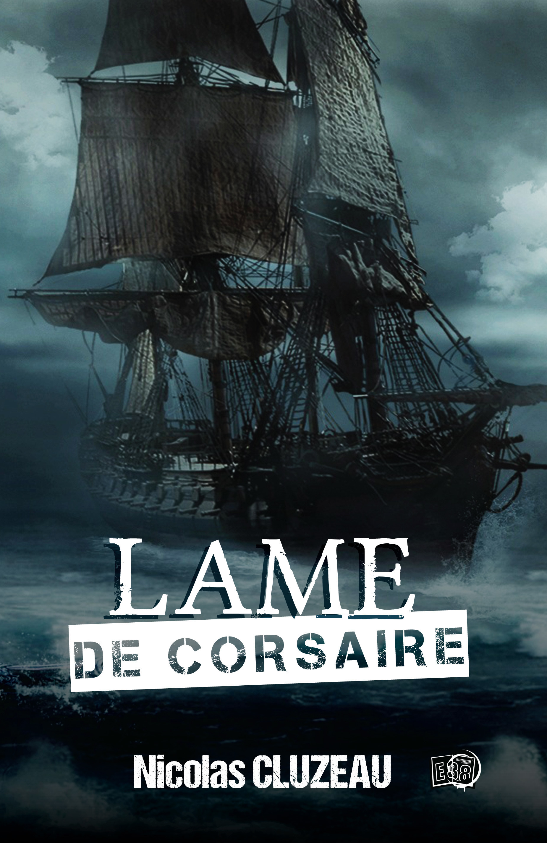 Couverture ebook de Lame de corsaire, de Nicolas Cluzeau
