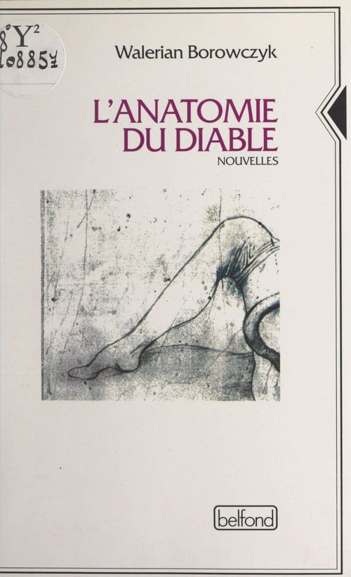 ebook cover of L'anatomie du diable, by Walerian Borowczyk