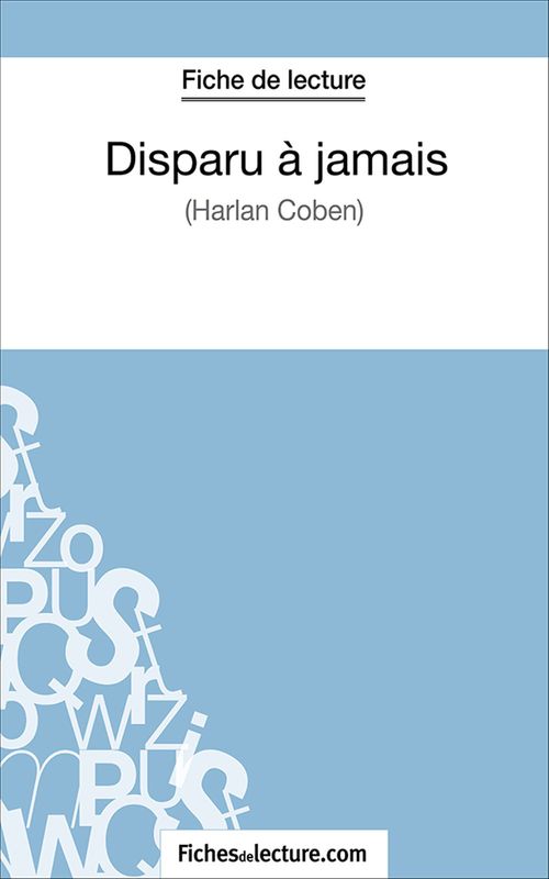 ebook cover of Disparu à jamais, by Fichesdelecture.Com, Amandine Lilois