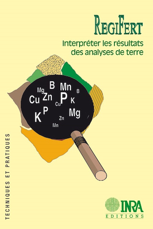 Couverture ebook de REGIFERT, interpréter les résultats des analyses de terre, de Denoroy/Dubrulle