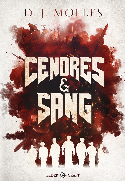 ebook cover of Cendres et Sang, by D. J. Molles