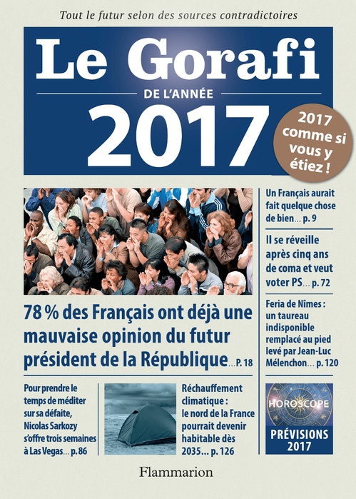Couverture ebook de Le Gorafi de l'année 2017, de Jean-françois Buissière