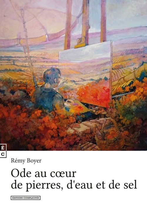 Couverture ebook de Ode au coeur de pierres, d'eau et de sel, de Rémy Boyer