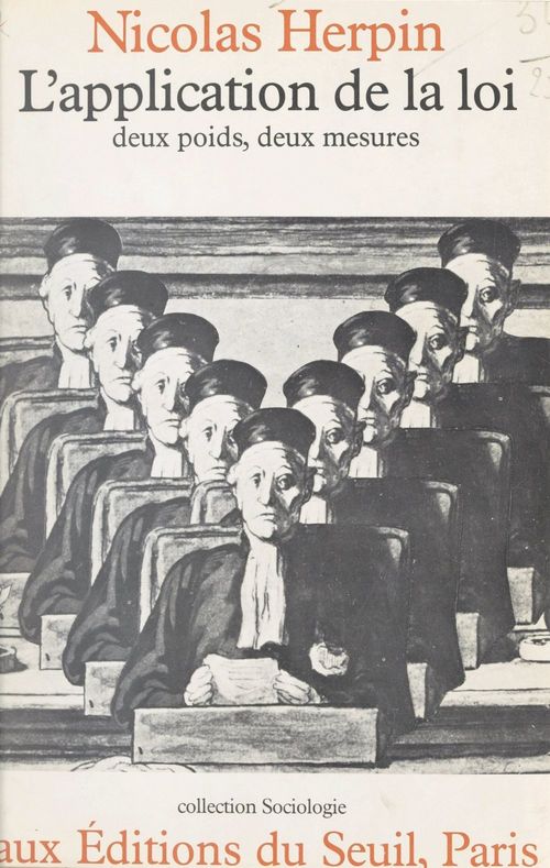 Couverture ebook de L'application de la loi, de Nicolas Herpin