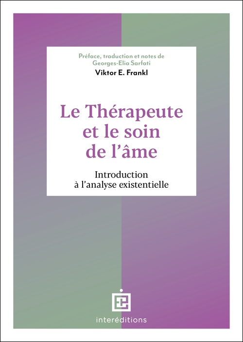 Couverture ebook de Le thérapeute et le soin de l'âme, de Viktor Frankl