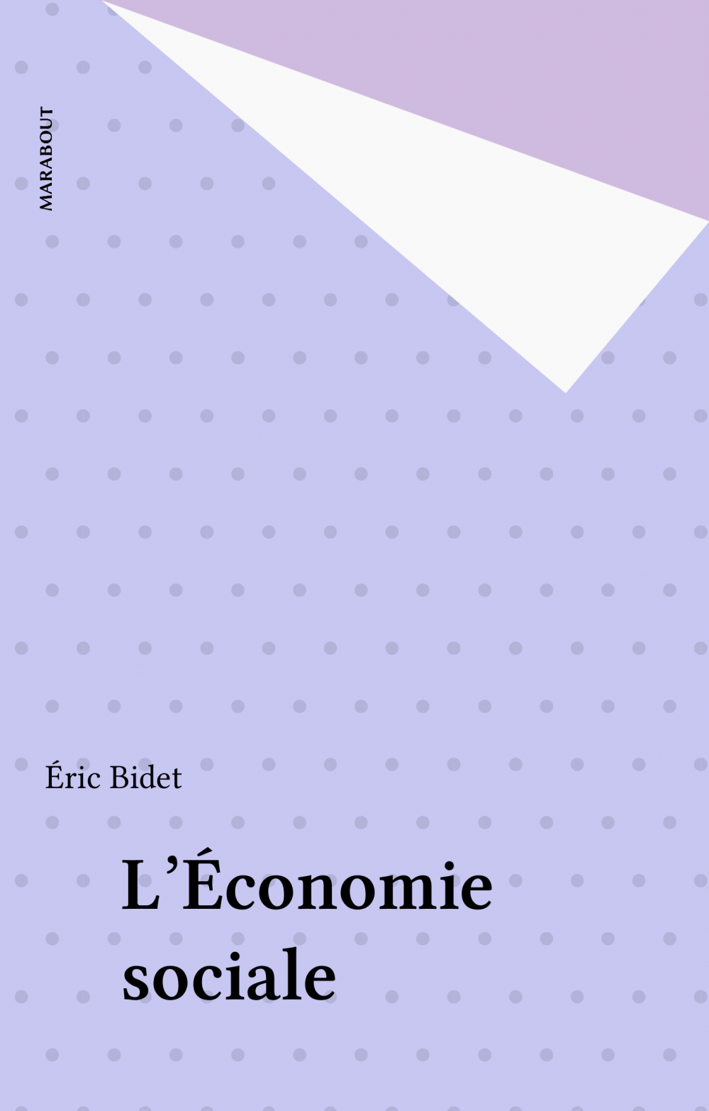 Couverture ebook de L'Économie sociale, de Eric Bidet