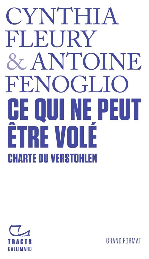 ebook cover of Ce qui ne peut être volé. Charte du Verstohlen, by Cynthia Fleury, Antoine Fenoglio