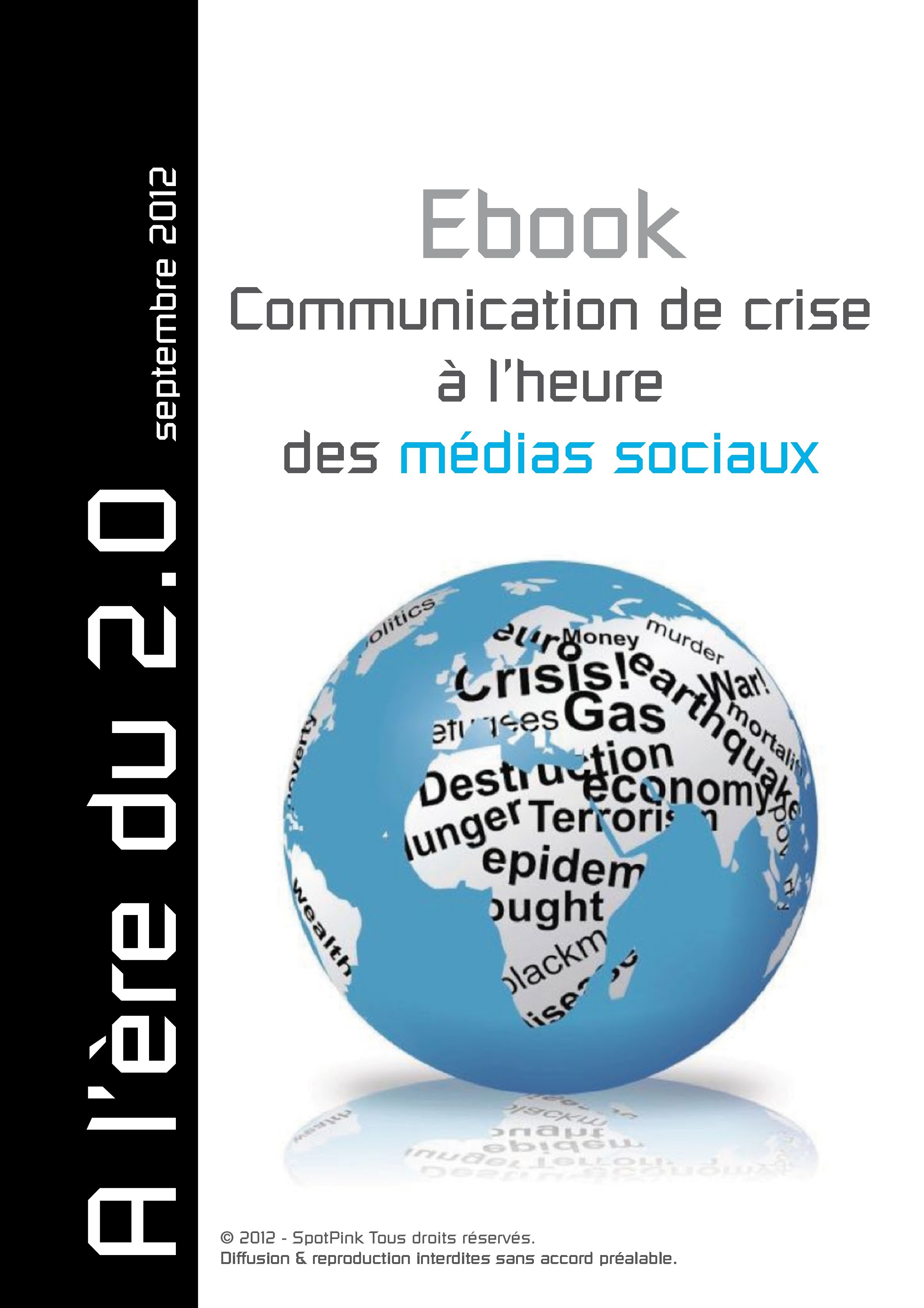 ebook cover of Communication de crise à l'heure des médias sociaux, by Collectif