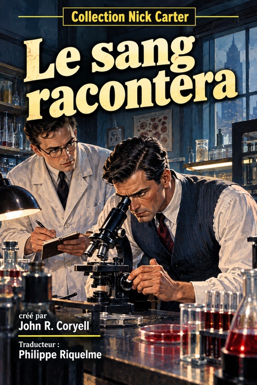 ebook cover of Le sang racontera, by John R. Coryell