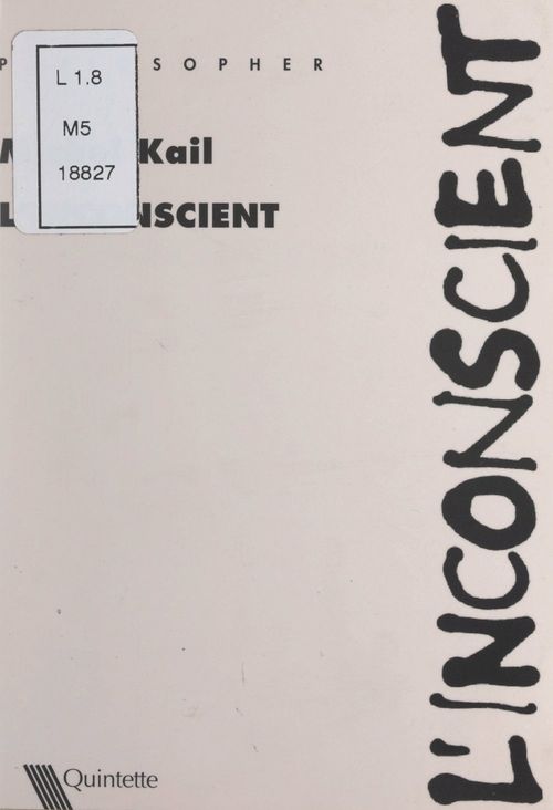 Couverture ebook de L'inconscient, de Michel Kail