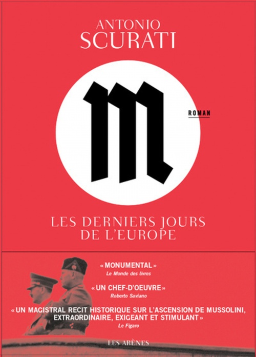 ebook cover of M, les derniers jours de l'Europe, by Antonio Scurati