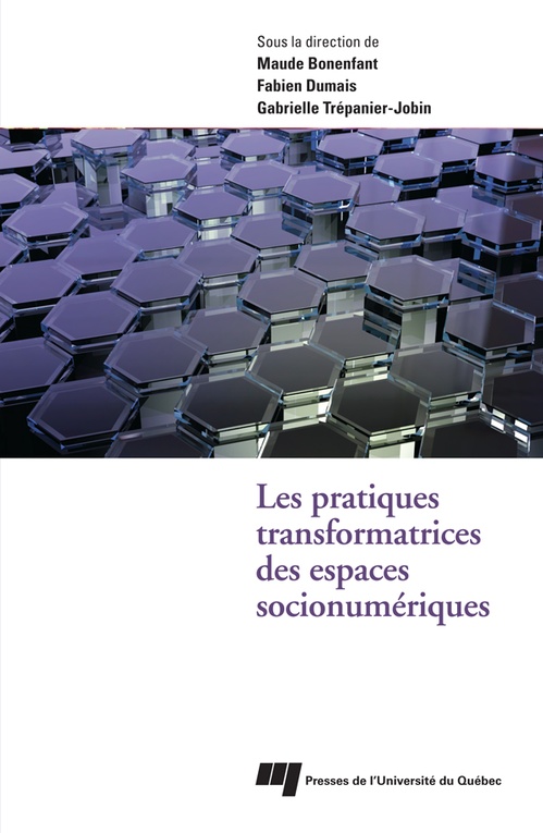 ebook cover of Les pratiques transformatrices des espaces socionumériques, by Maude Bonenfant, Maude Bonnenfan, Fabien Dumais, Gabrielle Trépanier-jobin