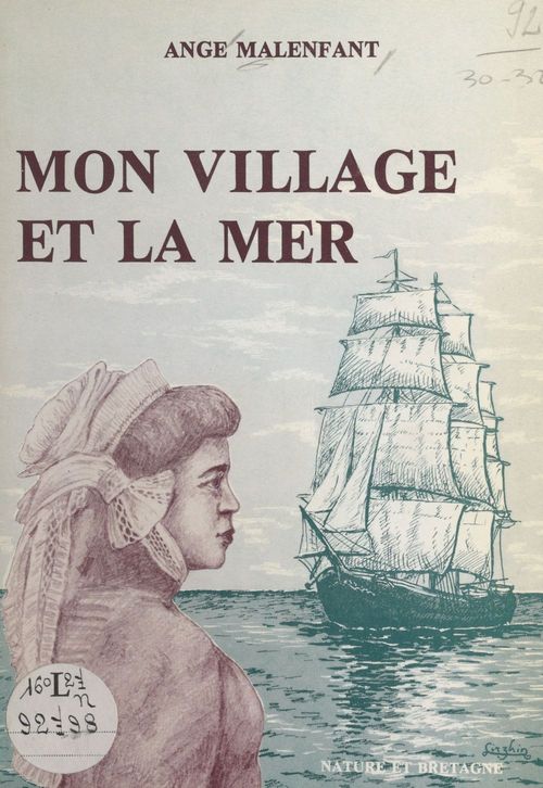 Couverture ebook de Mon village et la mer, de Ange Malenfant