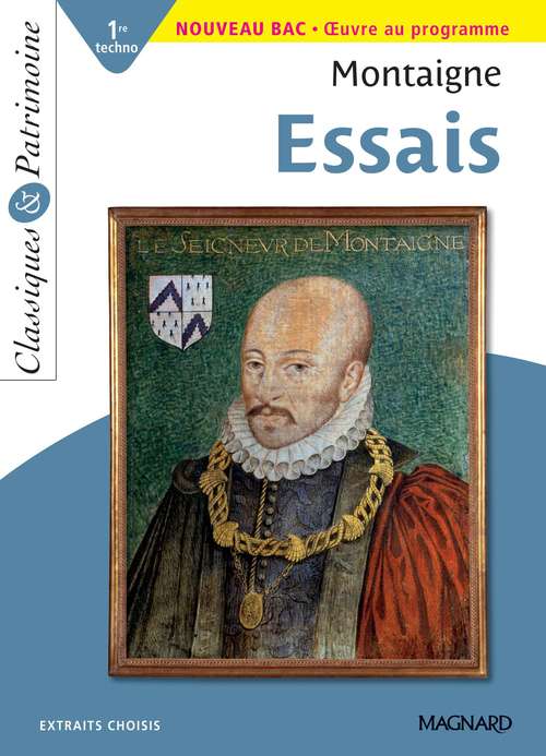 ebook cover of Essais de Montaigne - Classiques et Patrimoine, by Michel de Montaigne