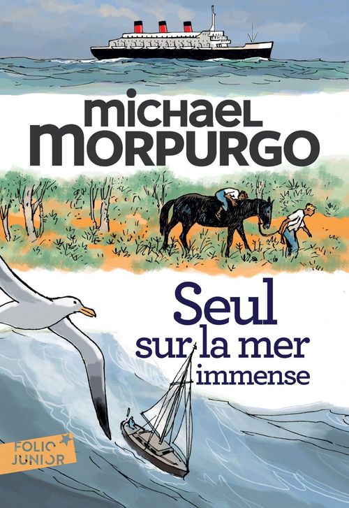Couverture ebook de Seul sur la mer immense, de Michael Morpurgo