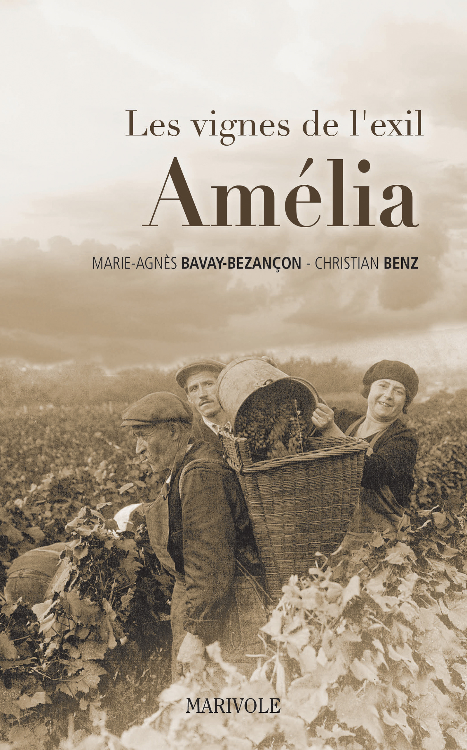 Couverture ebook de Les Vignes de l'exil, de Marie-agnès Bavay-bezançon, Christian Benz