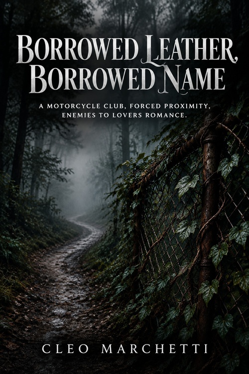 Couverture ebook de Borrowed Leather, Borrowed Name, de Cleo Marchetti