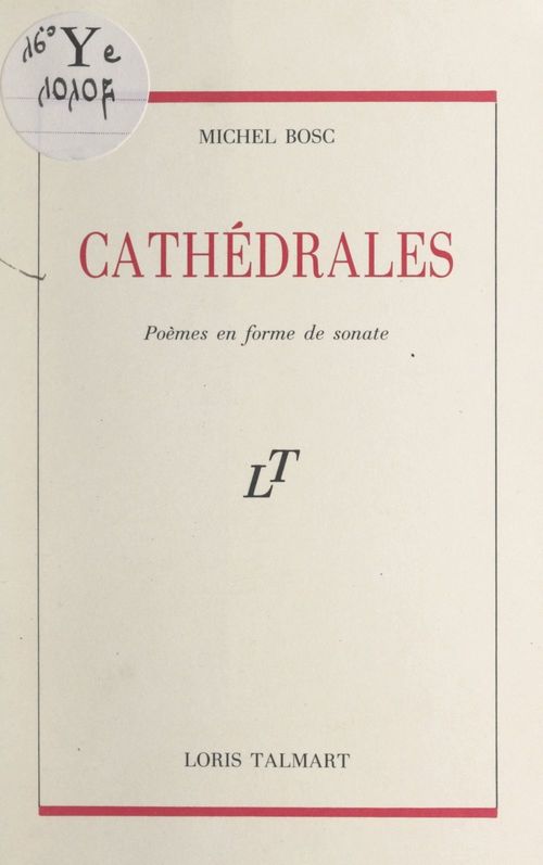 Couverture ebook de Cathédrales, de Michel Bosc