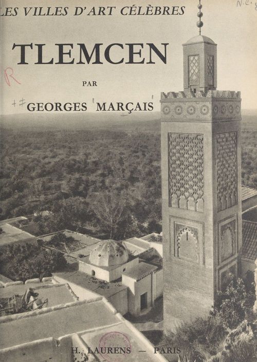 Couverture ebook de Tlemcen, de Georges Marcais