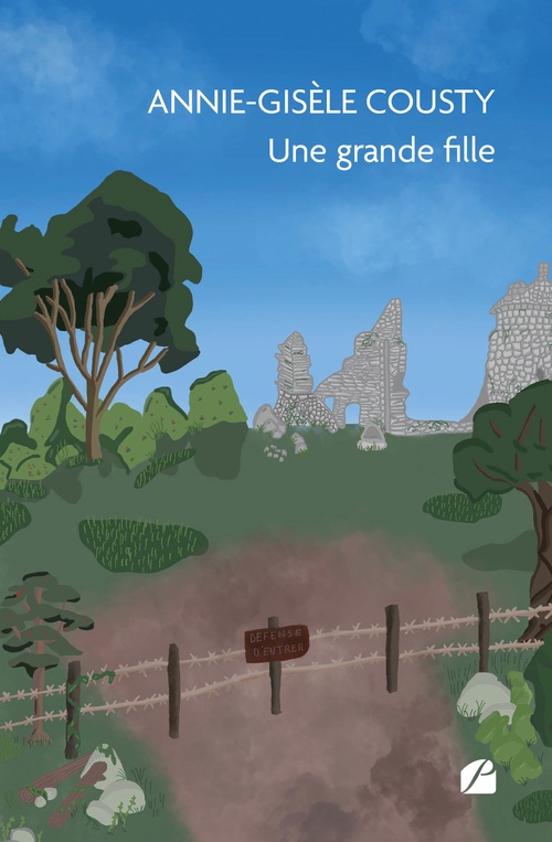 ebook cover of Une grande fille, by Annie-gisèle Cousty