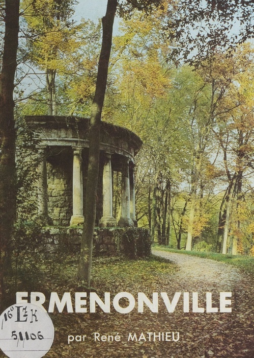 ebook cover of Le parc d'Ermenonville, by Rene Mathieu