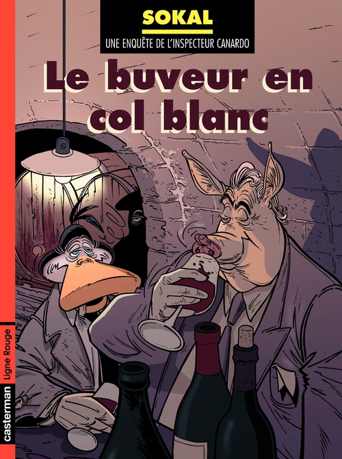 Couverture ebook de Canardo (Tome 13) - Le buveur en col blanc, de Benoît Sokal