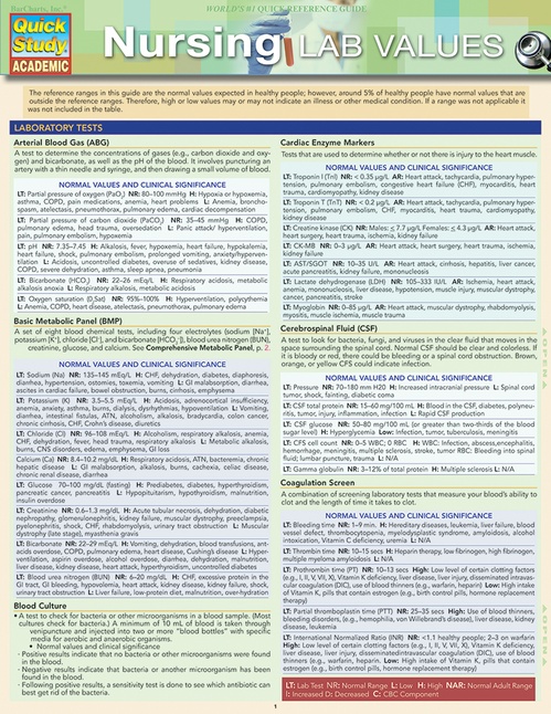 ebook cover of Nursing: Lab Values, by Henry