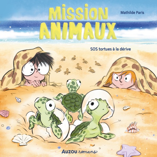 Couverture audiobook de Mission Animaux - Tome 5 - Sos tortues à la dérive, de Mathilde Paris