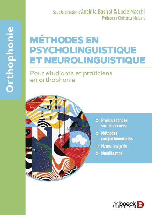 ebook cover of Méthodes en psycholinguistique et neurolinguistique, by Anahita Basirat, Lucie Macchi