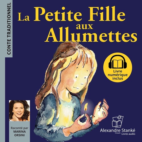 audiobook cover of La Petite Fille aux Allumettes, by Hans Christian Andersen
