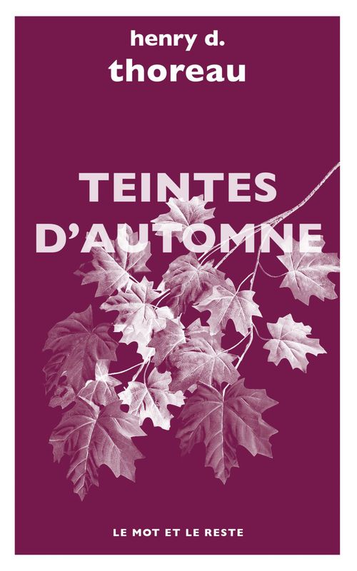 Couverture ebook de Teintes d'automne, de Henry D. Thoreau