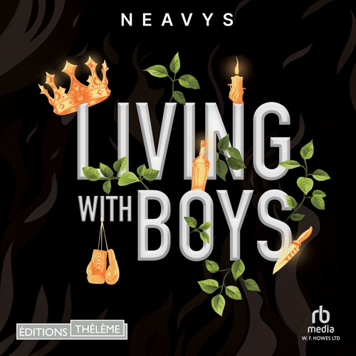 audiobook cover of Living with Boys, by