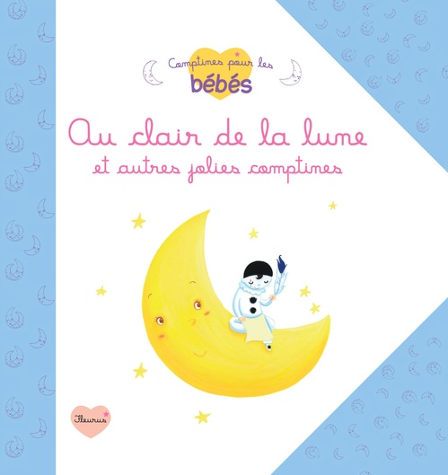 Couverture ebook de Au clair de la lune et autres jolies comptines, de Collectif