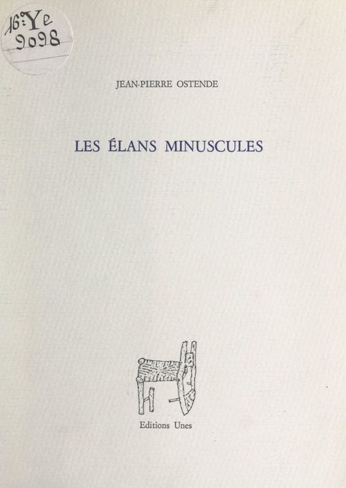 Couverture ebook de Les élans minuscules, de Jean-Pierre Ostende