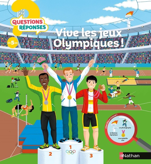 ebook cover of Questions/Réponses Vive les jeux olympiques !, by Jean-Michel Billioud