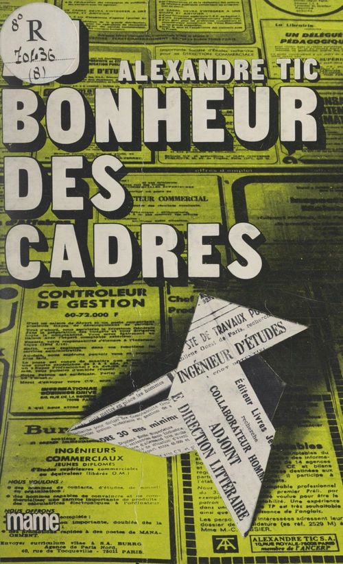 Couverture ebook de Au bonheur des cadres, de Alexandre Tic