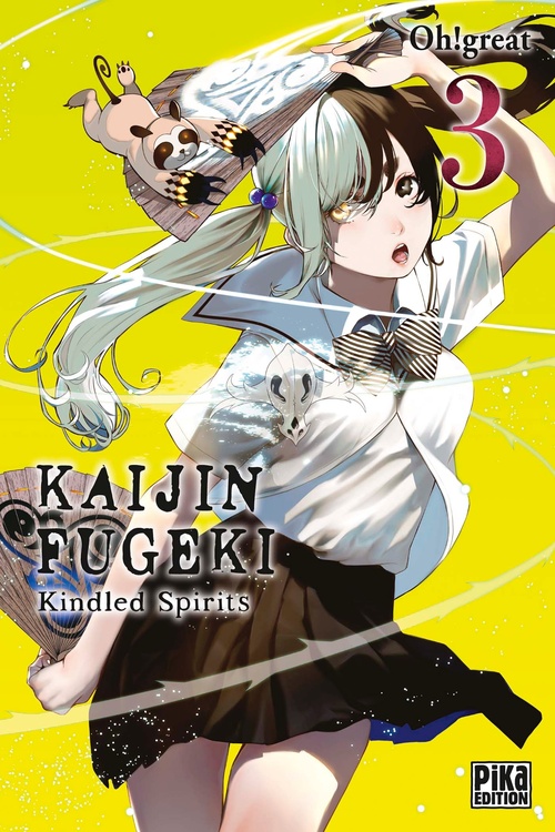 Couverture ebook de Kaijin Fugeki - Kindled Spirits T03, de Oh!great