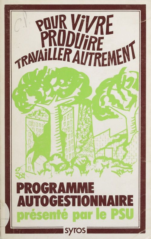 Couverture ebook de Vivre, produire et travailler autrement, de Warburg Aby