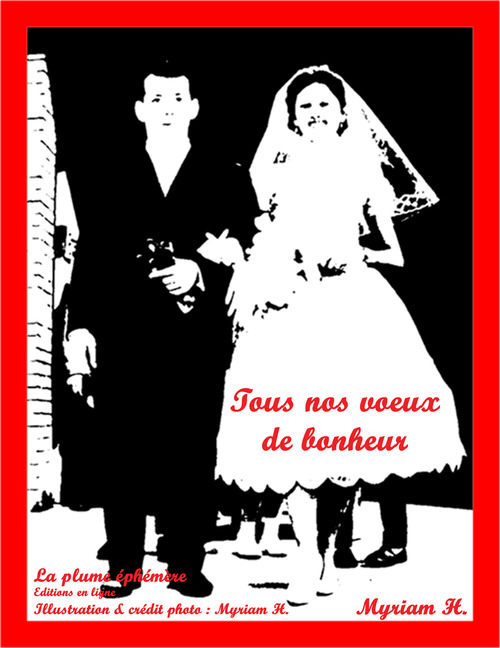 ebook cover of Tous nos voeux de bonheur, by Myriam H.