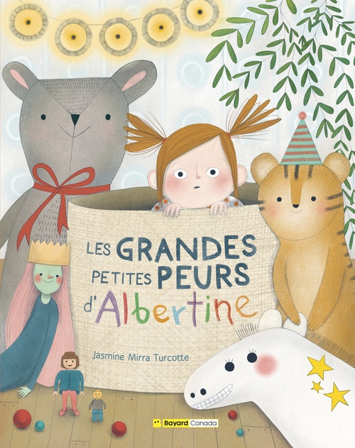 Couverture ebook de Les grandes petites peurs d'Albertine, de Jasmine Mirra Turcotte