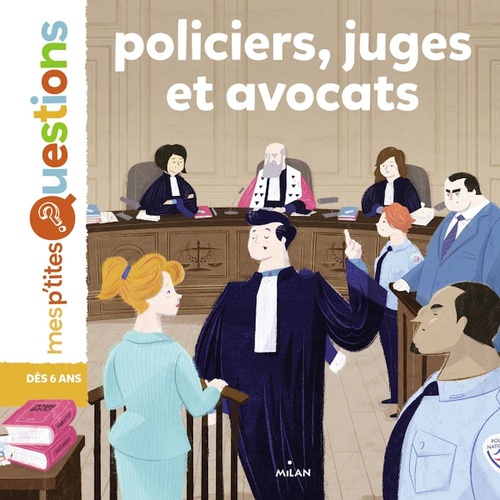 Couverture ebook de Policiers, juges et avocats, de Emmanuelle Ousset