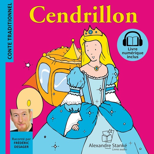 audiobook cover of Cendrillon, by Charles Perrault