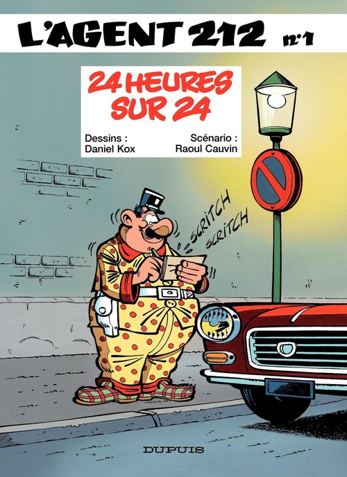 Couverture ebook de L'Agent 212 - Tome 1 - 24 heures sur 24, de Raoul Cauvin, Daniel Kox