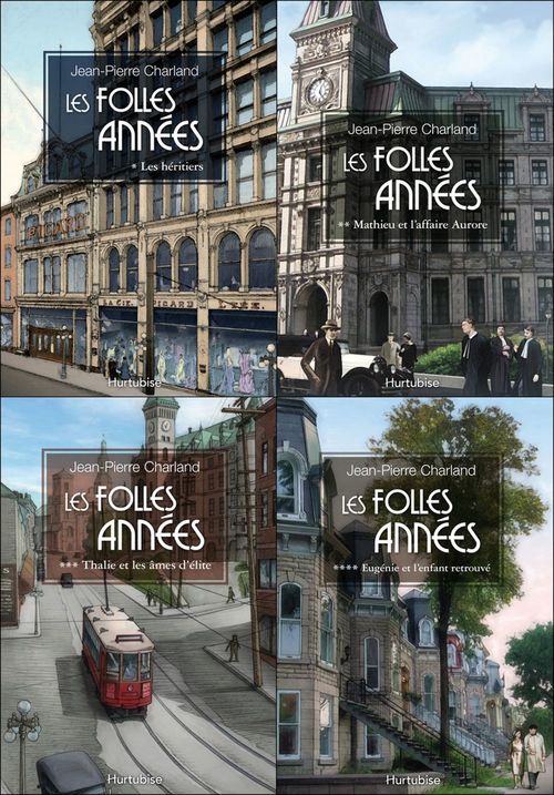 Couverture ebook de Les folles années - Coffret, de Jean-Pierre Charland