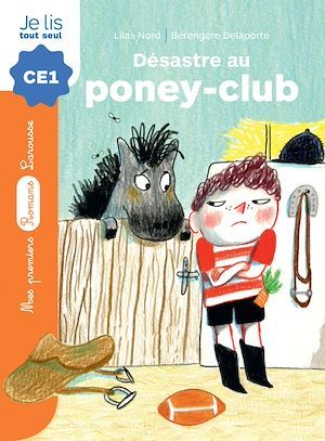 Couverture ebook de Désastre au poney-club, de Lilas Nord