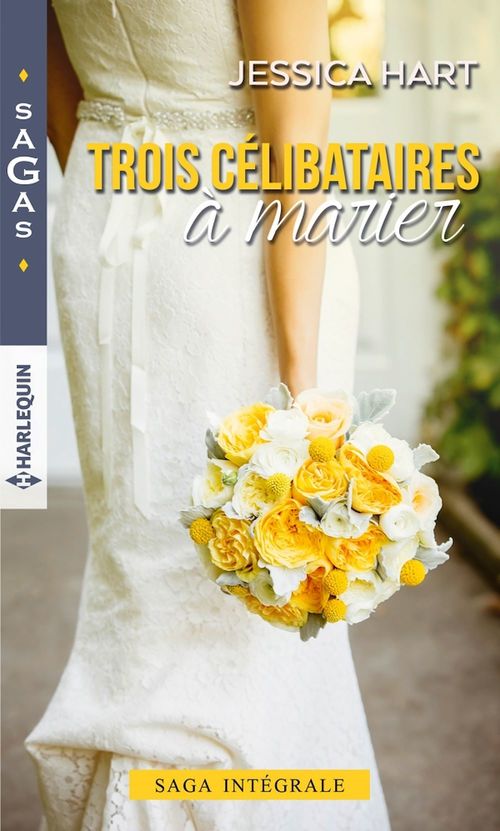 Couverture ebook de Trois célibataires à marier, de Hart Jessica