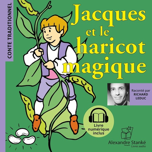 Couverture audiobook de Jacques et le haricot magique, de Joseph Jacobs