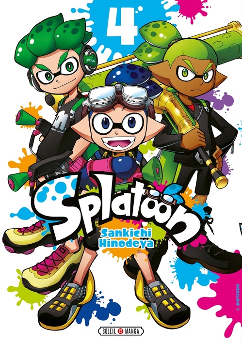 Couverture ebook de Splatoon T04, de Nintendo, Sankichi Hinodeya