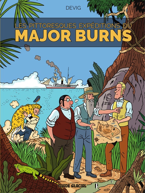 ebook cover of Les pittoresques expéditions du Major Burns, by Devig